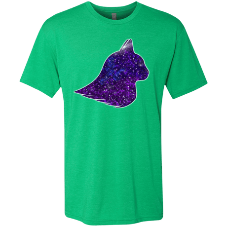 T-Shirts Envy / S Galaxy Cat Men's Triblend T-Shirt