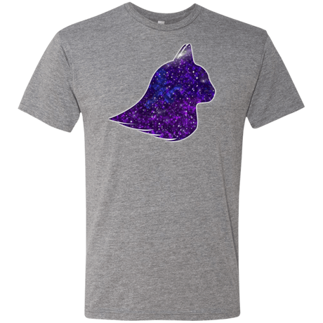 T-Shirts Premium Heather / S Galaxy Cat Men's Triblend T-Shirt