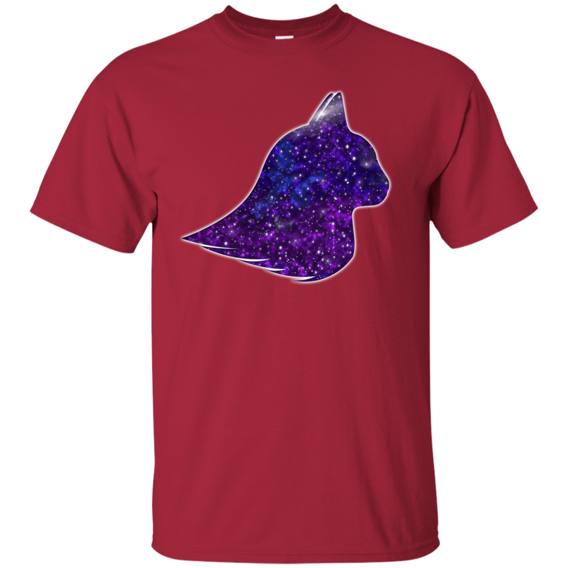 T-Shirts Cardinal / S Galaxy Cat T-Shirt