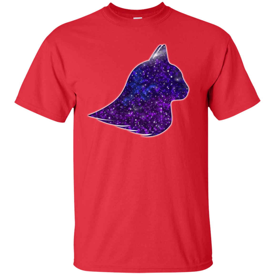 T-Shirts Red / S Galaxy Cat T-Shirt