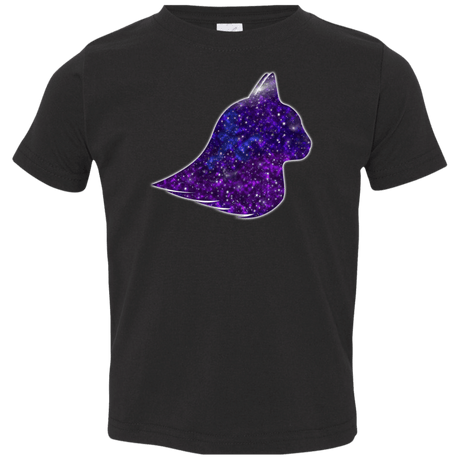 T-Shirts Black / 2T Galaxy Cat Toddler Premium T-Shirt