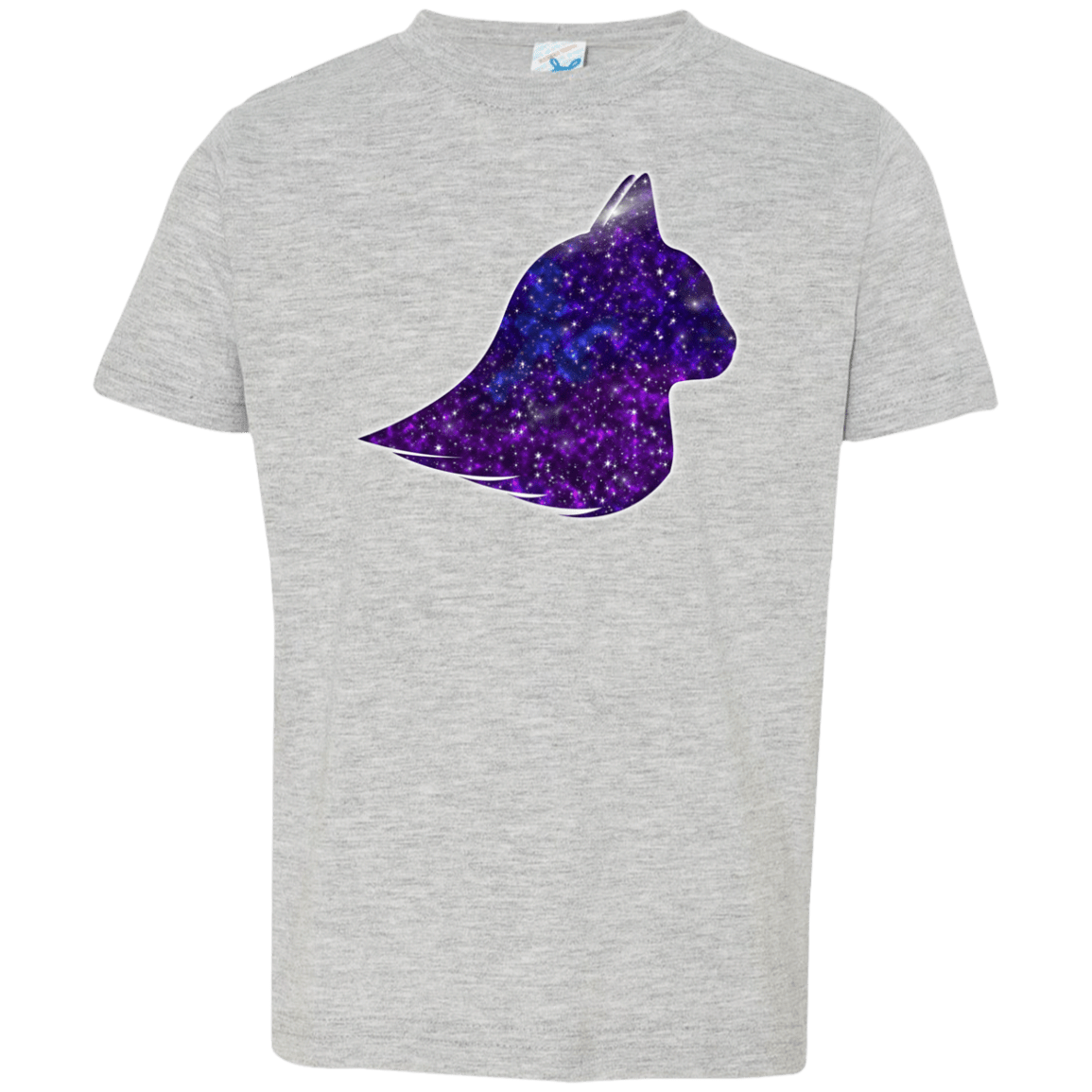 T-Shirts Heather Grey / 2T Galaxy Cat Toddler Premium T-Shirt