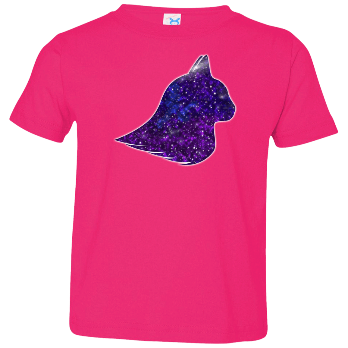 T-Shirts Hot Pink / 2T Galaxy Cat Toddler Premium T-Shirt