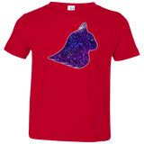 T-Shirts Red / 2T Galaxy Cat Toddler Premium T-Shirt