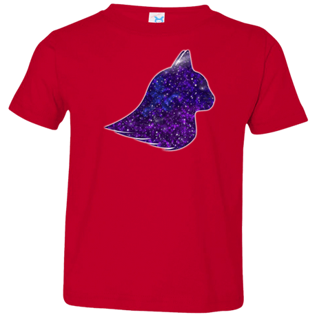 T-Shirts Red / 2T Galaxy Cat Toddler Premium T-Shirt