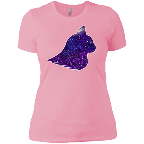 T-Shirts Light Pink / X-Small Galaxy Cat Women's Premium T-Shirt