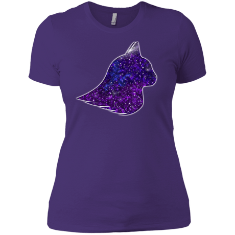 T-Shirts Purple Rush/ / X-Small Galaxy Cat Women's Premium T-Shirt
