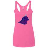 T-Shirts Vintage Pink / X-Small Galaxy Cat Women's Triblend Racerback Tank