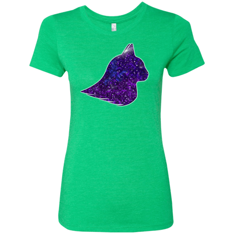 T-Shirts Envy / S Galaxy Cat Women's Triblend T-Shirt