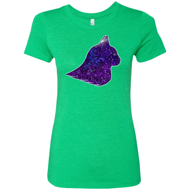 T-Shirts Envy / S Galaxy Cat Women's Triblend T-Shirt