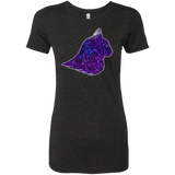 T-Shirts Vintage Black / S Galaxy Cat Women's Triblend T-Shirt
