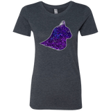 T-Shirts Vintage Navy / S Galaxy Cat Women's Triblend T-Shirt