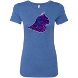 T-Shirts Vintage Royal / S Galaxy Cat Women's Triblend T-Shirt