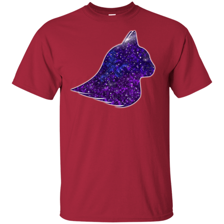 T-Shirts Cardinal / YXS Galaxy Cat Youth T-Shirt