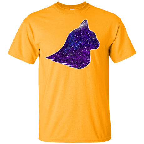 T-Shirts Gold / YXS Galaxy Cat Youth T-Shirt