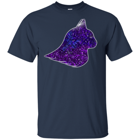 T-Shirts Navy / YXS Galaxy Cat Youth T-Shirt