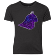 T-Shirts Vintage Black / YXS Galaxy Cat Youth Triblend T-Shirt