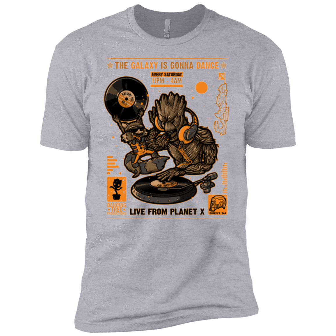 T-Shirts Heather Grey / YXS GALAXY GIG Boys Premium T-Shirt