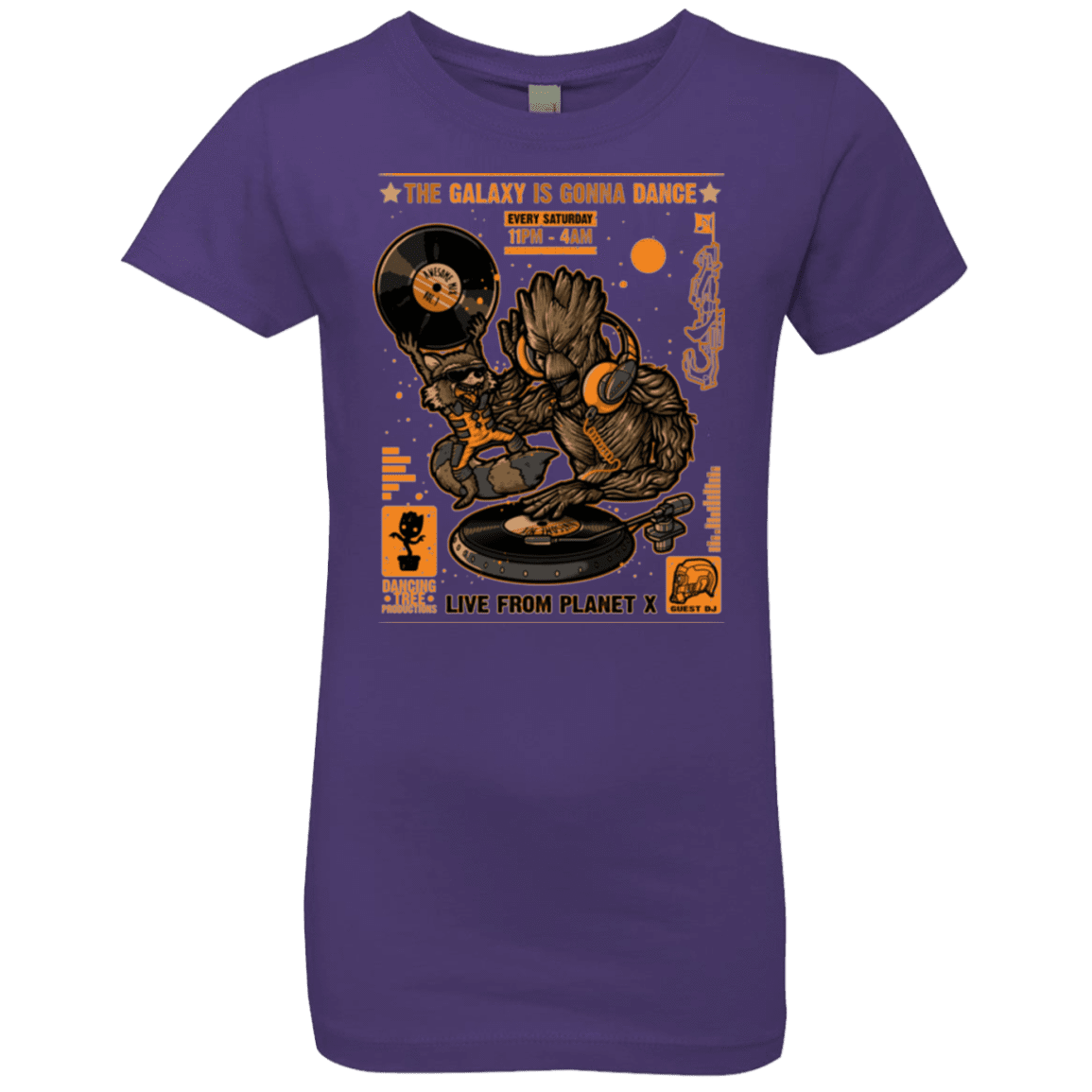 T-Shirts Purple Rush / YXS GALAXY GIG Girls Premium T-Shirt