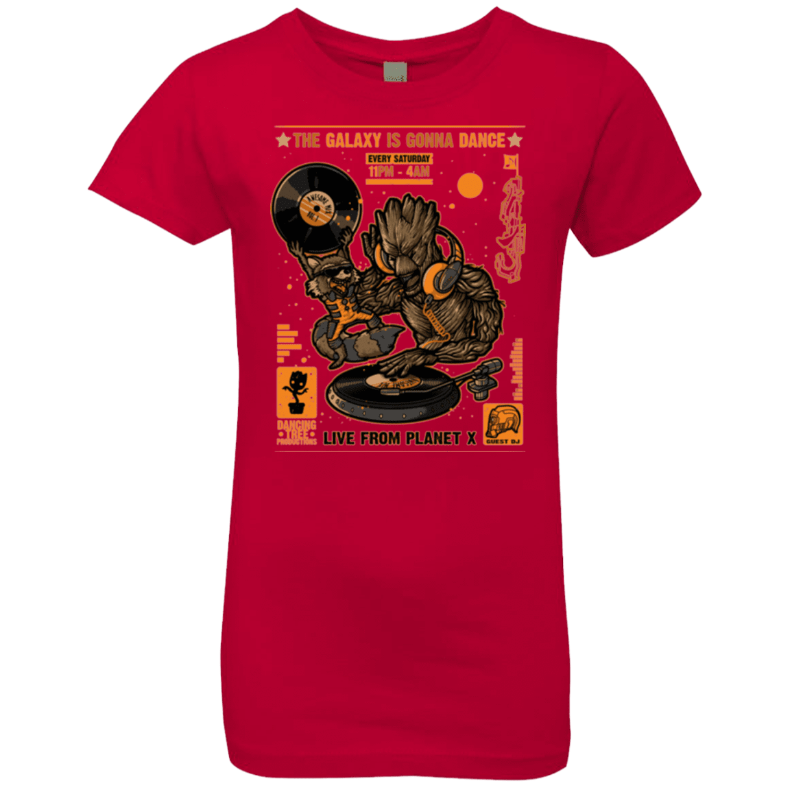 T-Shirts Red / YXS GALAXY GIG Girls Premium T-Shirt