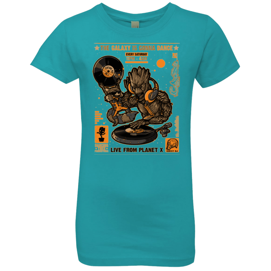 T-Shirts Tahiti Blue / YXS GALAXY GIG Girls Premium T-Shirt