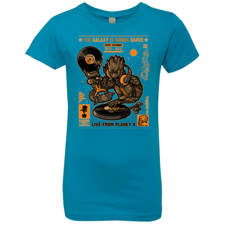 T-Shirts Turquoise / YXS GALAXY GIG Girls Premium T-Shirt