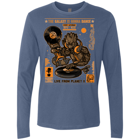 T-Shirts Indigo / Small GALAXY GIG Men's Premium Long Sleeve