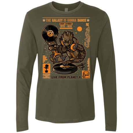 T-Shirts Military Green / Small GALAXY GIG Men's Premium Long Sleeve