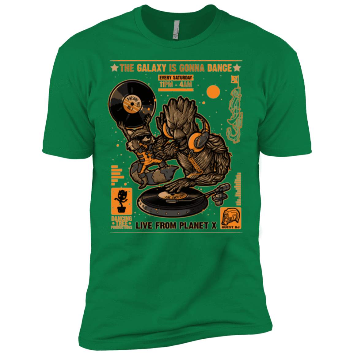 T-Shirts Kelly Green / X-Small GALAXY GIG Men's Premium T-Shirt