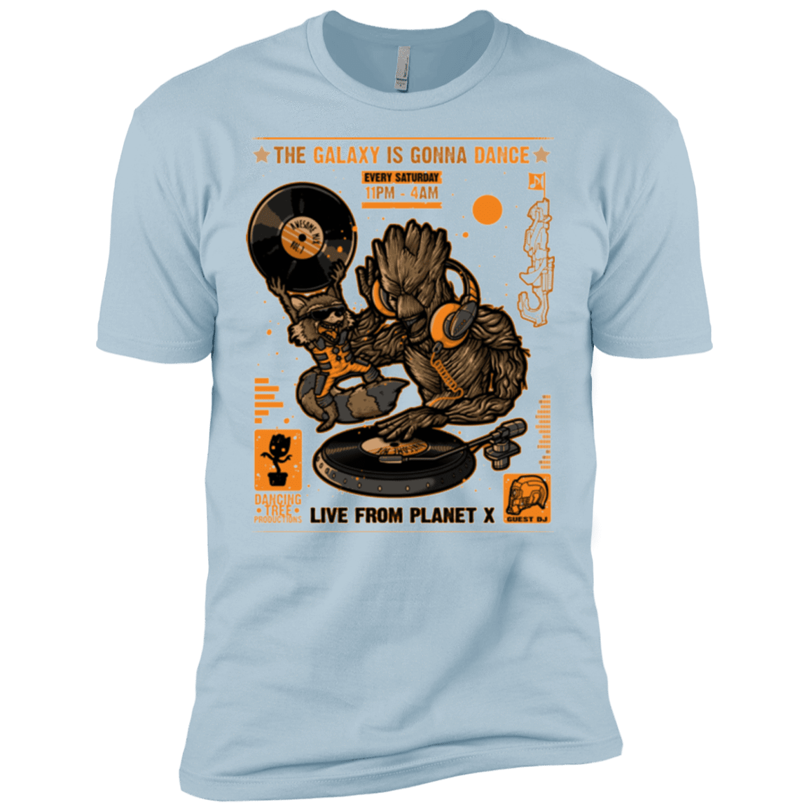 T-Shirts Light Blue / X-Small GALAXY GIG Men's Premium T-Shirt