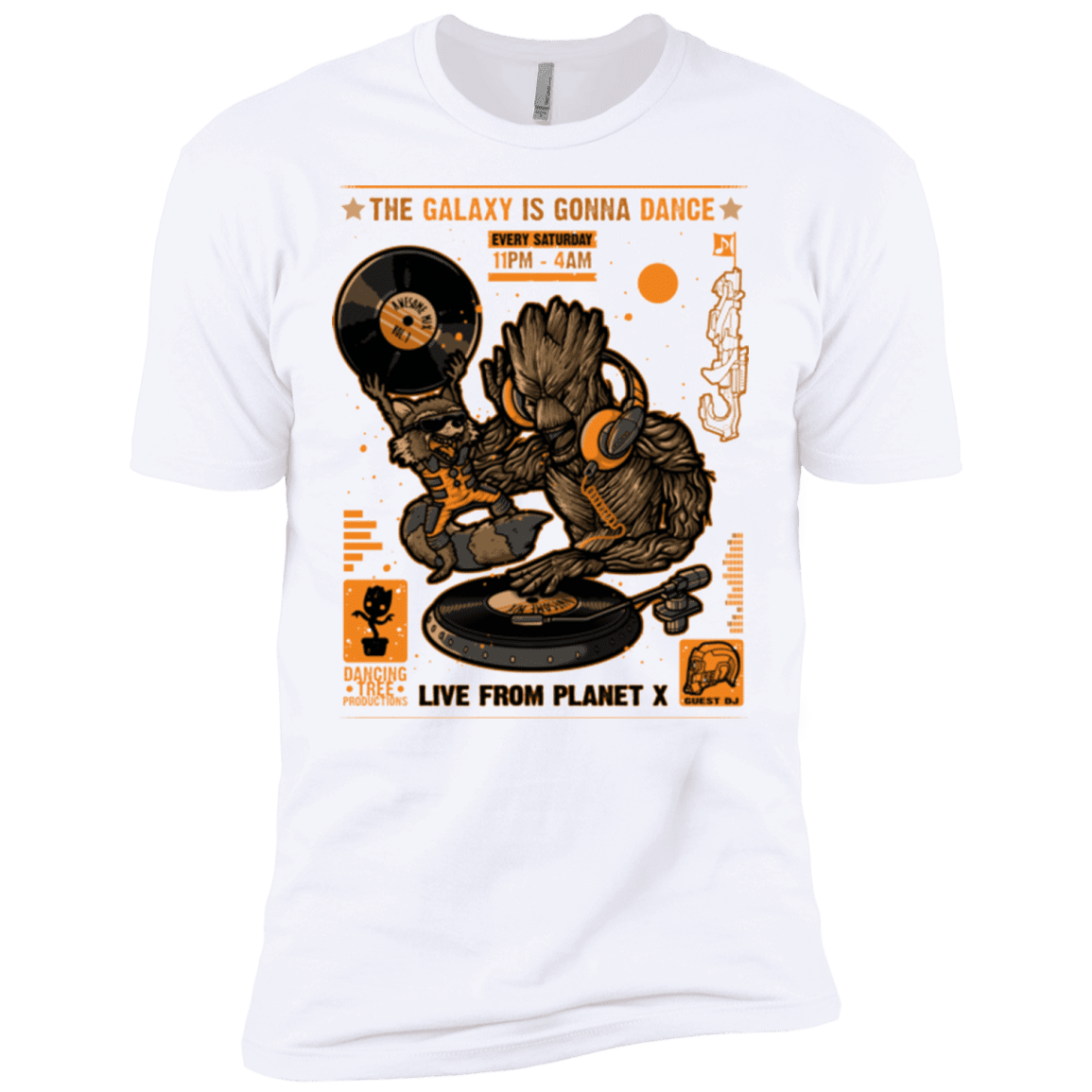 T-Shirts White / X-Small GALAXY GIG Men's Premium T-Shirt