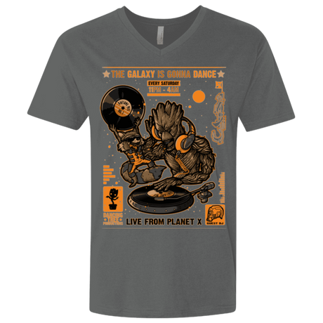 T-Shirts Heavy Metal / X-Small GALAXY GIG Men's Premium V-Neck