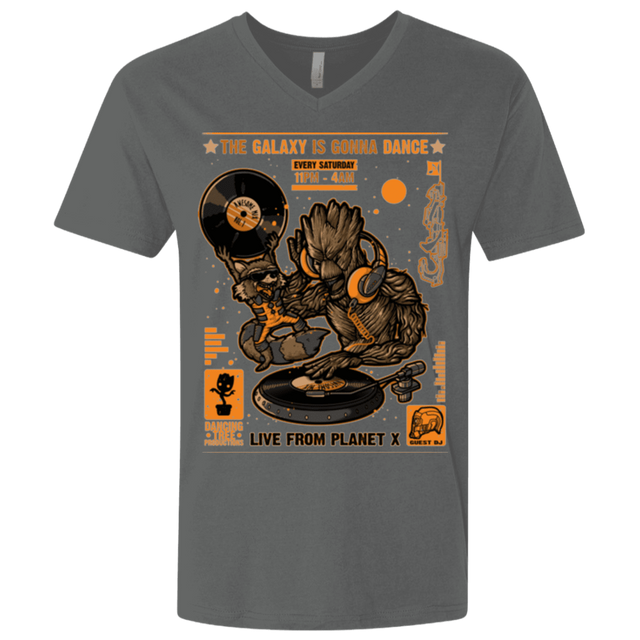 T-Shirts Heavy Metal / X-Small GALAXY GIG Men's Premium V-Neck