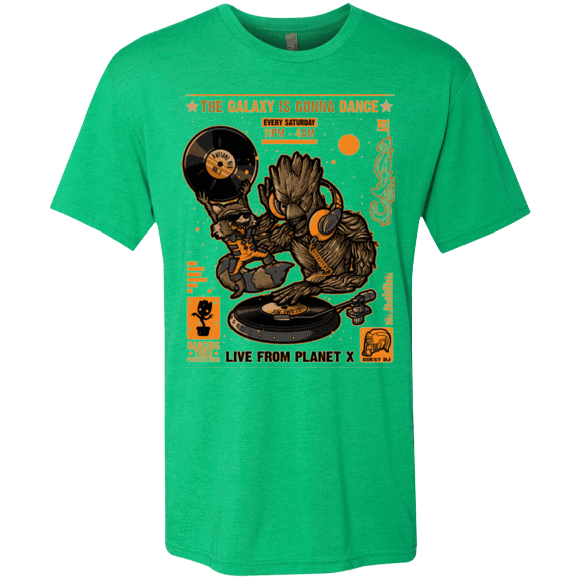 T-Shirts Envy / Small GALAXY GIG Men's Triblend T-Shirt