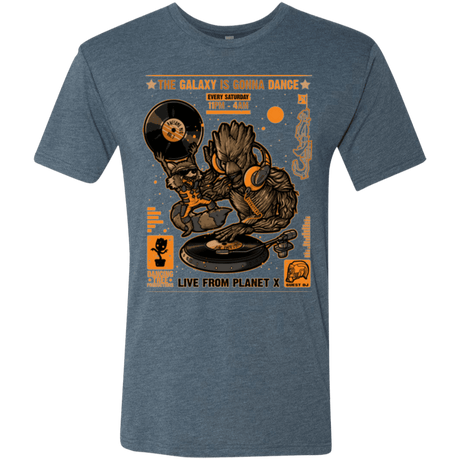 T-Shirts Indigo / Small GALAXY GIG Men's Triblend T-Shirt