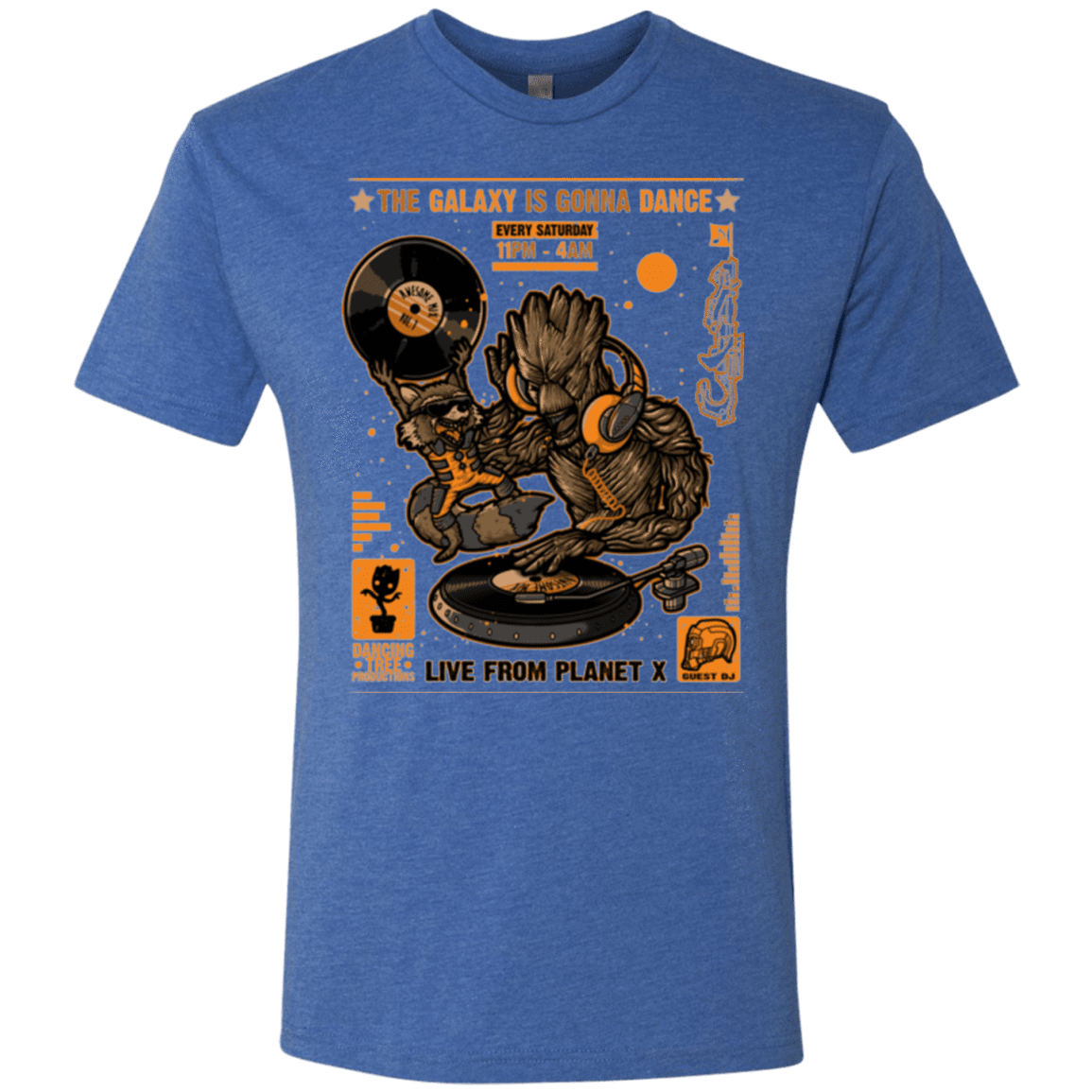 T-Shirts Vintage Royal / Small GALAXY GIG Men's Triblend T-Shirt