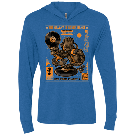 T-Shirts Vintage Royal / X-Small GALAXY GIG Triblend Long Sleeve Hoodie Tee