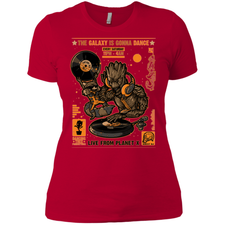 T-Shirts Red / X-Small GALAXY GIG Women's Premium T-Shirt