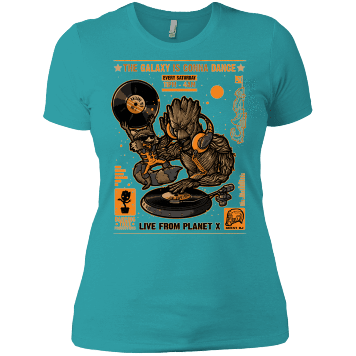 T-Shirts Tahiti Blue / X-Small GALAXY GIG Women's Premium T-Shirt