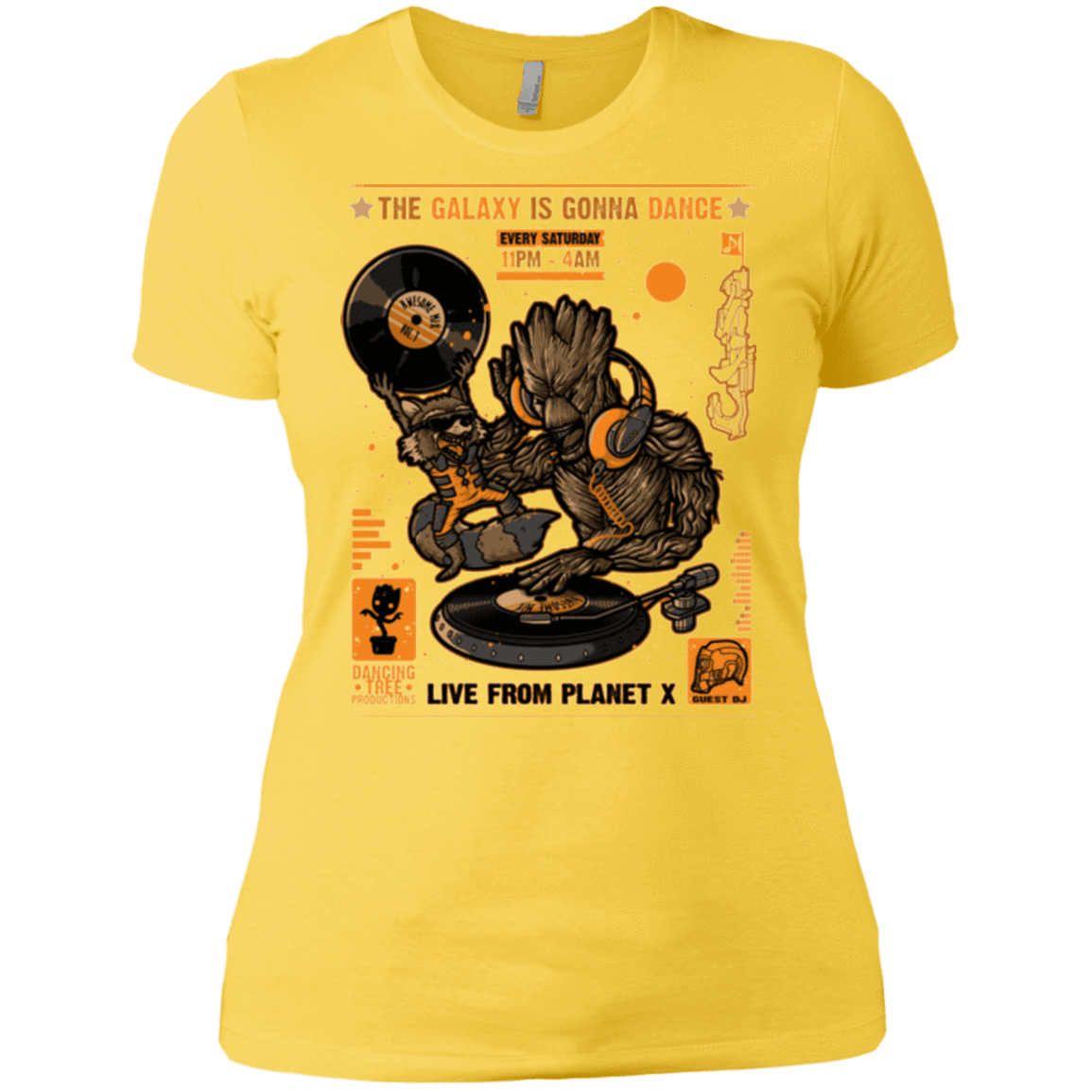 T-Shirts Vibrant Yellow / X-Small GALAXY GIG Women's Premium T-Shirt