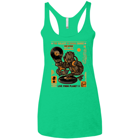 T-Shirts Envy / X-Small GALAXY GIG Women's Triblend Racerback Tank