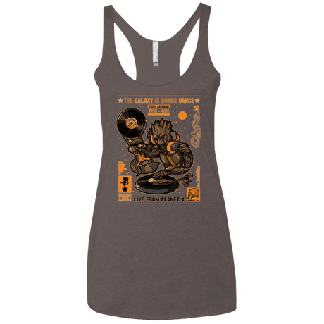T-Shirts Macchiato / X-Small GALAXY GIG Women's Triblend Racerback Tank