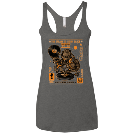 T-Shirts Premium Heather / X-Small GALAXY GIG Women's Triblend Racerback Tank