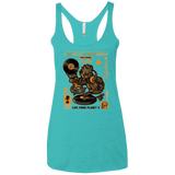 T-Shirts Tahiti Blue / X-Small GALAXY GIG Women's Triblend Racerback Tank