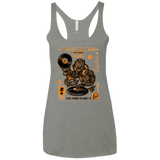 T-Shirts Venetian Grey / X-Small GALAXY GIG Women's Triblend Racerback Tank