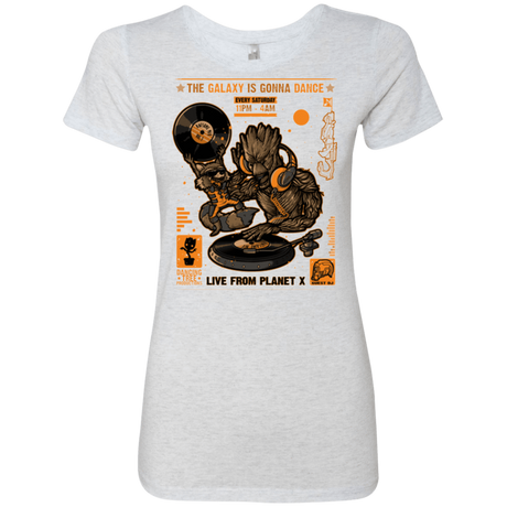 T-Shirts Heather White / Small GALAXY GIG Women's Triblend T-Shirt