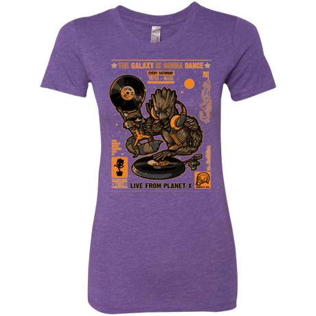 T-Shirts Purple Rush / Small GALAXY GIG Women's Triblend T-Shirt