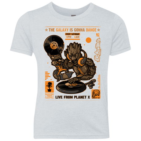 T-Shirts Heather White / YXS GALAXY GIG Youth Triblend T-Shirt