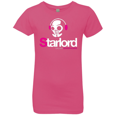 T-Shirts Hot Pink / YXS Galaxy Headphones Girls Premium T-Shirt