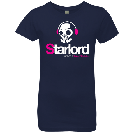 T-Shirts Midnight Navy / YXS Galaxy Headphones Girls Premium T-Shirt